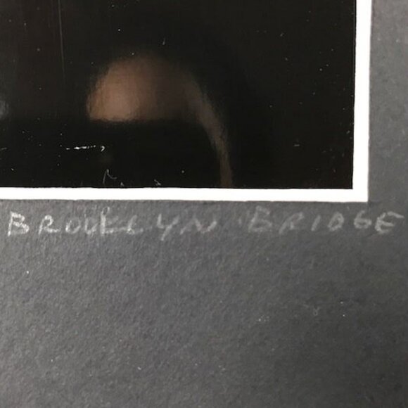 Vintage Memories of New York Brooklyn Bridge Original Exclusive Matte Photograph - Picture 4 of 8